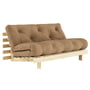 Karup Design - Roots Canapé-lit, 160 x 200 cm, pin naturel / mocca (755)
