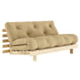 Karup Design - Roots Canapé-lit, 160 x 200 cm, pin naturel / wheat beige (758)