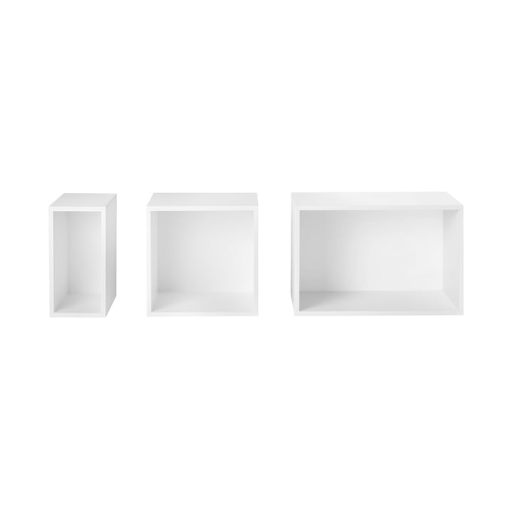 Muuto - Stacked Système d'étagères - blanc