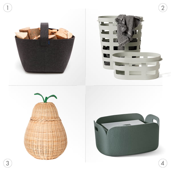 Paniers de rangement - usages divers
